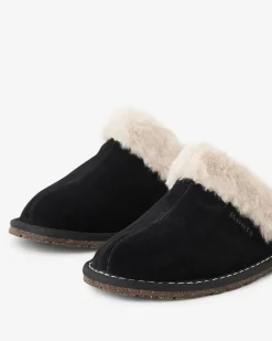 Womens Mule Suede Slipper