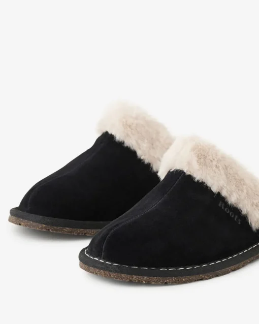 Womens Mule Suede Slipper
