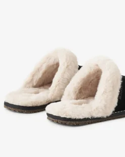 Womens Mule Suede Slipper