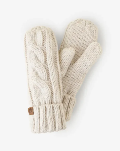 Womens Olivia Cable Mitten