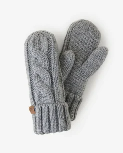 Womens Olivia Cable Mitten