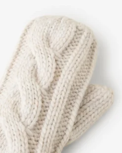 Womens Olivia Cable Mitten