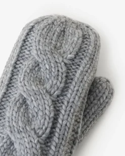 Womens Olivia Cable Mitten