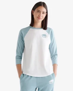 Womens Organic Cooper Baseball T-Shirt