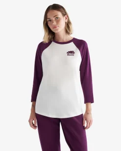 Womens Organic Cooper Baseball T-shirt