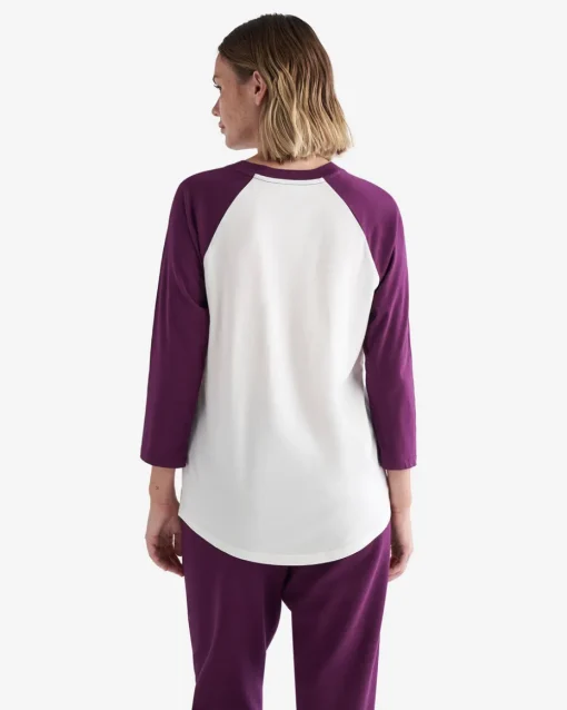 Womens Organic Cooper Baseball T-shirt