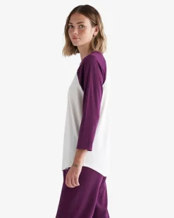 Womens Organic Cooper Baseball T-shirt