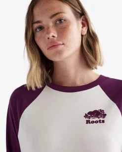 Womens Organic Cooper Baseball T-shirt