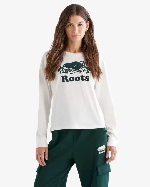 Womens Organic Cooper Long Sleeve T-shirt