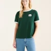 Womens Organic Relaxed Cooper Ringer T-shirt