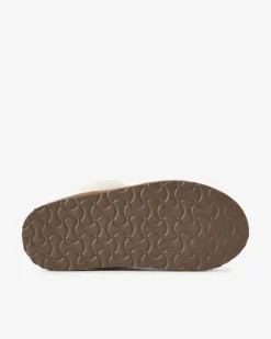 Womens Shearling Platform Slipper
